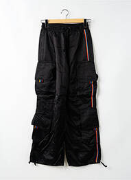 Pantalon cargo coupe droite taille normale noir KILLAH femme