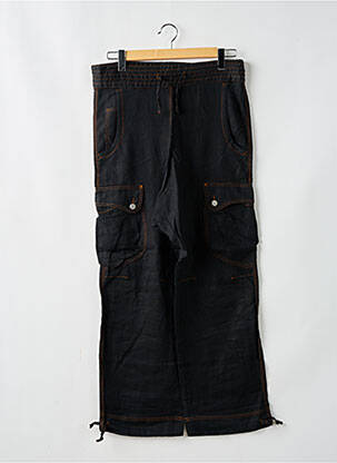 Pantalon cargo coupe droite taille normale noir KILLAH femme