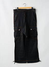 Pantalon cargo coupe droite taille normale noir KILLAH femme