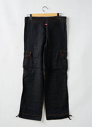 Pantalon cargo coupe droite taille normale noir KILLAH femme