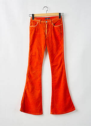 Pantalon flare stretch taille normale orange KILLAH femme