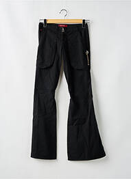 Pantalon droit fermeture zippée sous rabat boutonné taille normale noir MISS SIXTY femme