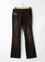 Jeans coupe droite marron DIESEL pour femme seconde vue