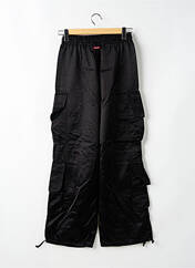 Pantalon cargo noir KILLAH pour femme seconde vue