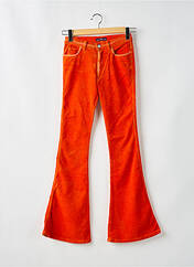 Pantalon flare orange KILLAH pour femme seconde vue
