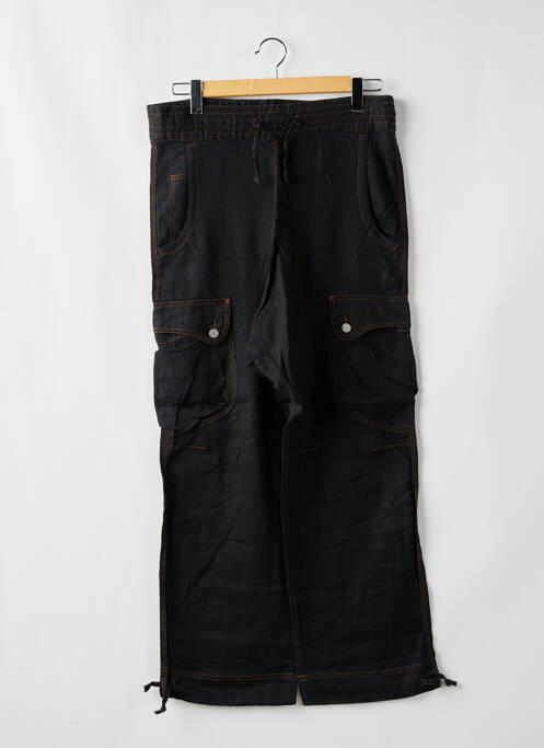 Pantalon cargo coupe droite taille normale noir KILLAH femme