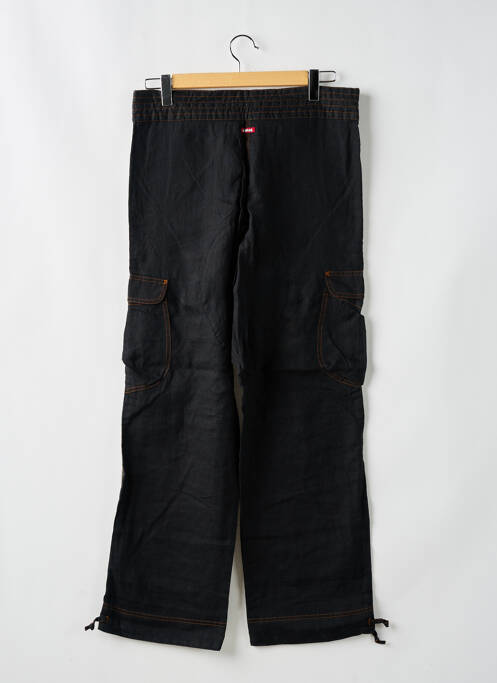 Pantalon cargo coupe droite taille normale noir KILLAH femme