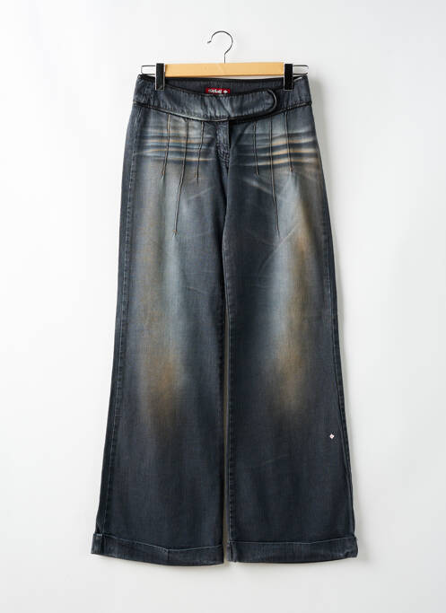 Jeans coupe droite noir KILLAH pour femme