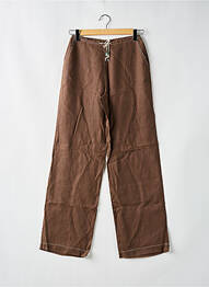 Pantalon droit taille élastique taille normale marron MISS SIXTY femme