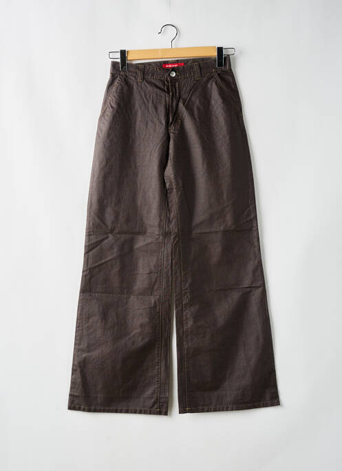 Pantalon droit marron MISS SIXTY pour femme