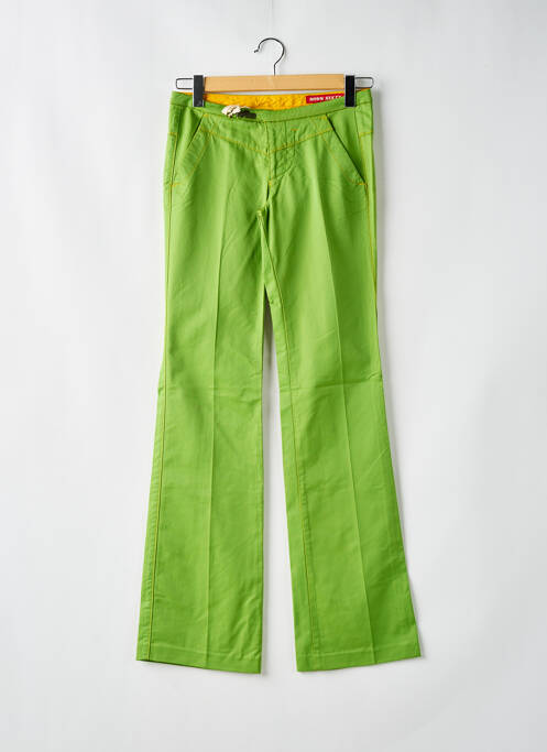 Pantalon droit vert MISS SIXTY pour femme