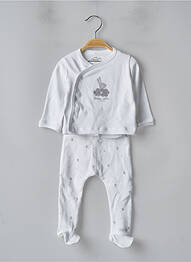 Ensemble haut/bas blanc ABSORBA enfant