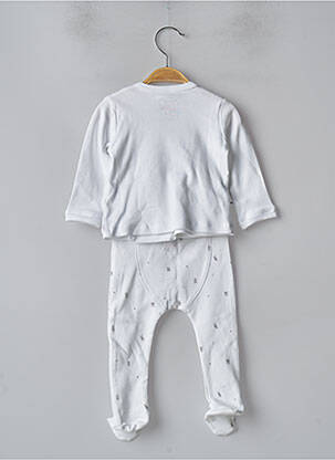 Ensemble haut/bas blanc ABSORBA enfant