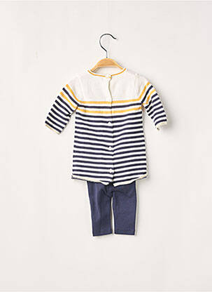 Ensemble haut/bas bleu marine ABSORBA fille