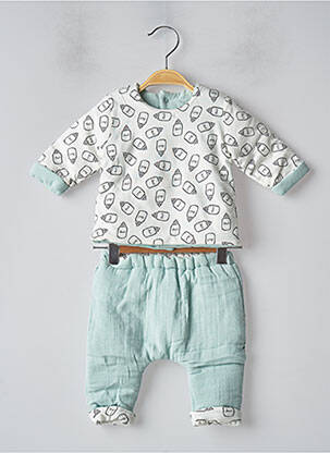 Ensemble haut/bas vert ABSORBA enfant