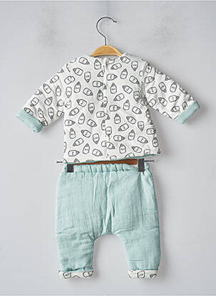 Ensemble haut/bas vert ABSORBA enfant