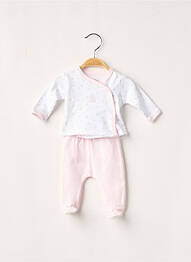 Ensemble haut/bas rose ABSORBA fille