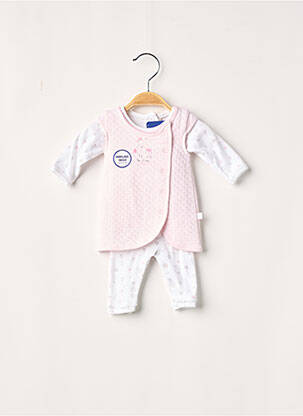 Ensemble haut/bas rose ABSORBA fille