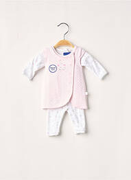 Ensemble haut/bas rose ABSORBA fille
