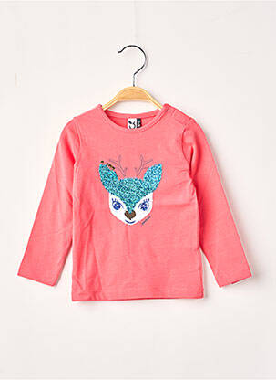 T-shirt orange 3 POMMES fille