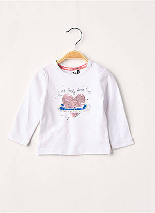 T-shirt blanc 3 POMMES fille