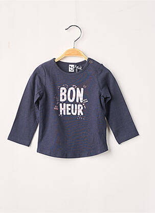 T-shirt bleu marine 3 POMMES fille