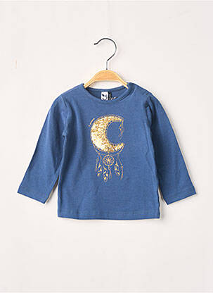 T-shirt bleu 3 POMMES fille