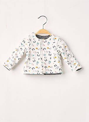 Gilet manches longues gris 3 POMMES fille