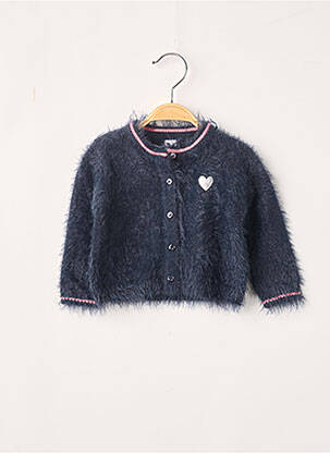 Gilet bleu 3 POMMES fille