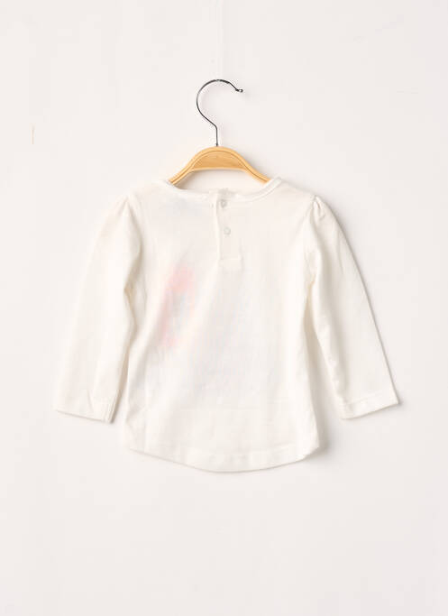 T-shirt ecru 3 POMMES fille