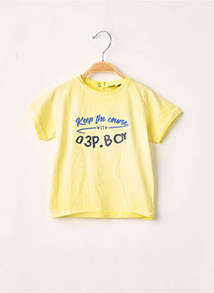 T-shirt jaune 3 POMMES pour garçon