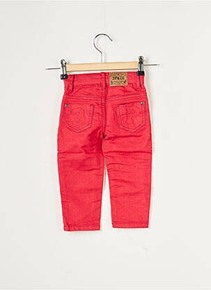Pantalon droit rouge 3 POMMES garçon