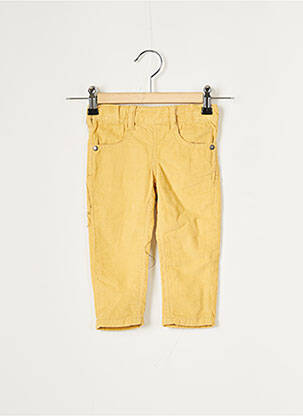Pantalon droit jaune 3 POMMES garçon