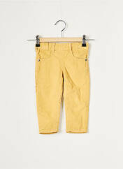 Pantalon droit jaune 3 POMMES pour garçon seconde vue