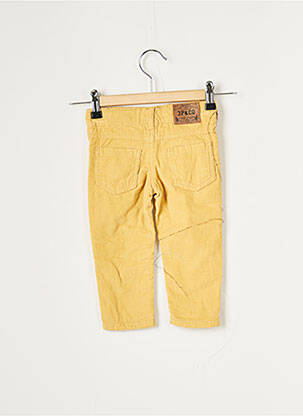 Pantalon droit jaune 3 POMMES garçon