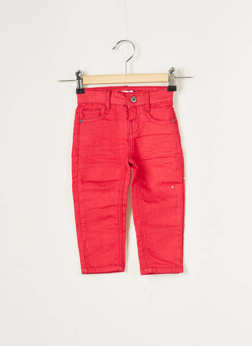 Pantalon droit rouge 3 POMMES pour garçon