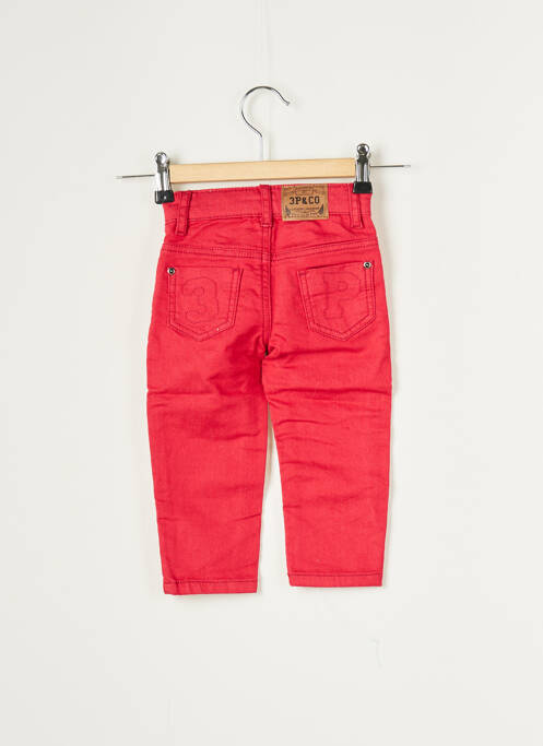 Pantalon droit rouge 3 POMMES pour garçon