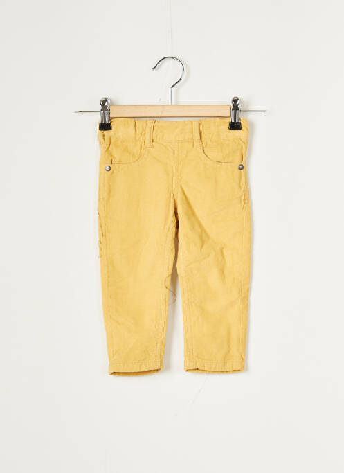 Pantalon droit jaune 3 POMMES pour garçon