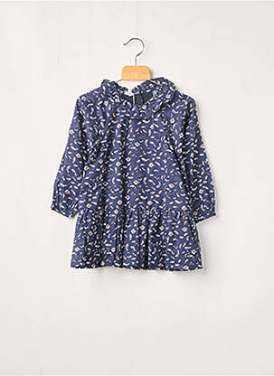 Robe mi-longue bleu marine ABSORBA fille