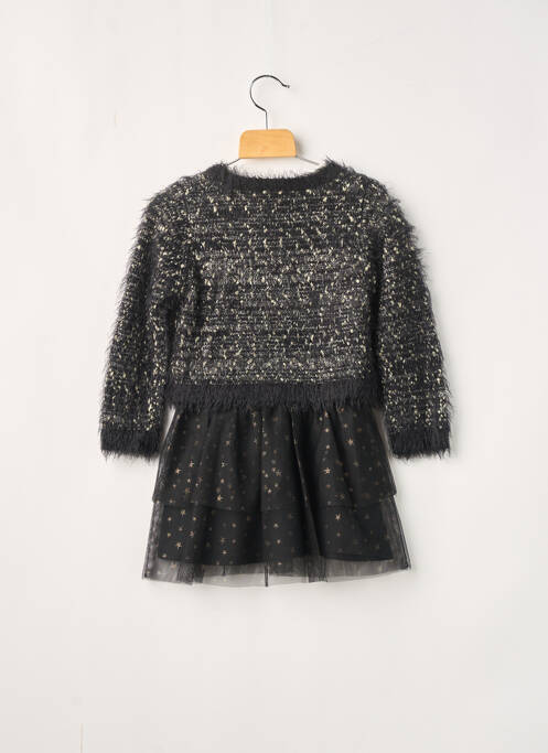 Ensemble robe noir 3 POMMES pour fille