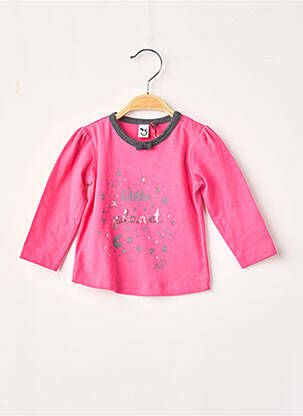 T-shirt rose 3 POMMES fille