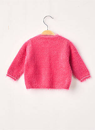Gilet rose 3 POMMES fille
