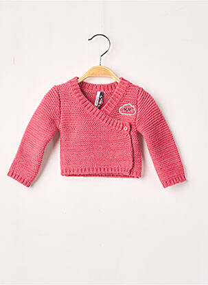 Gilet violet 3 POMMES fille