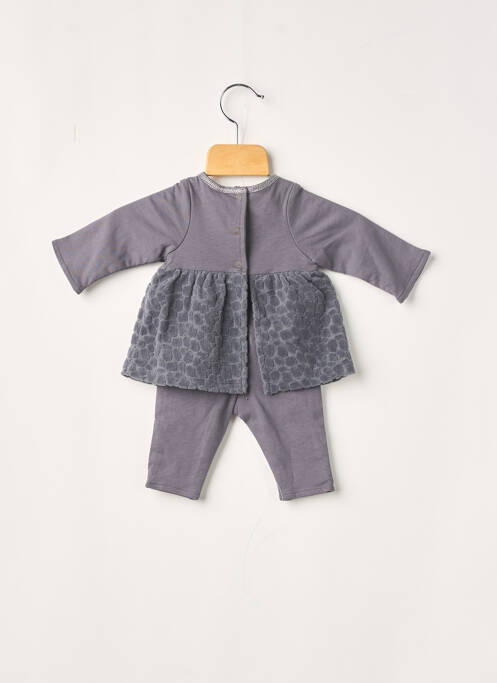 Salopette gris 3 POMMES pour garçon