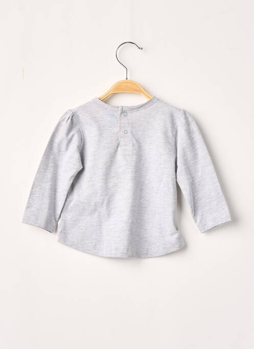 T-shirt gris 3 POMMES pour fille
