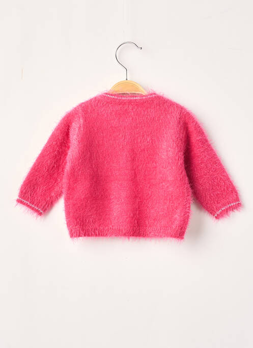 Gilet rose 3 POMMES pour fille