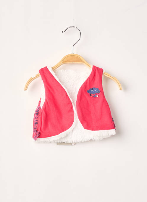 Gilet sans manche violet 3 POMMES pour fille