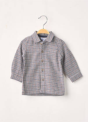 Chemise manches longues bleu marine ABSORBA garçon