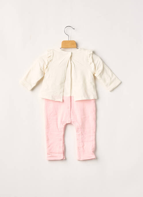 Combi-pantalon rose 3 POMMES pour fille