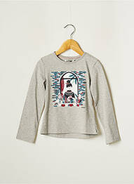 T-shirt gris JEAN BOURGET fille